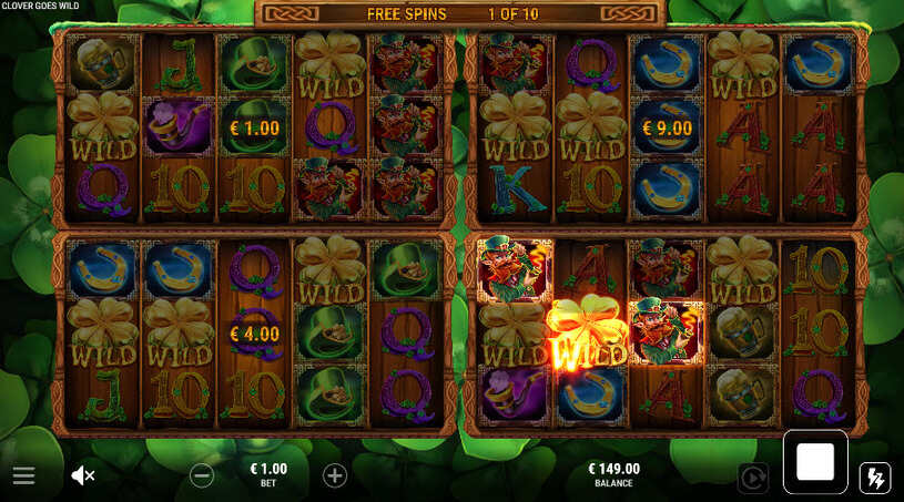 Clover Goes Wild Slot Free Spins
