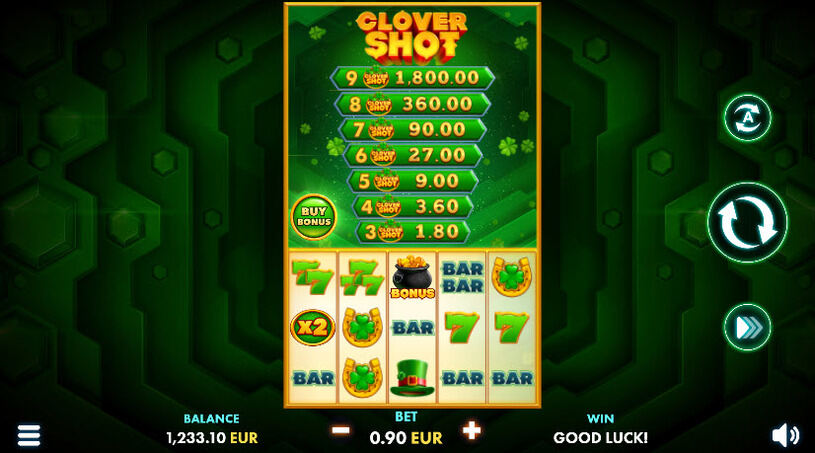 Clover Shot Slot gameplay
