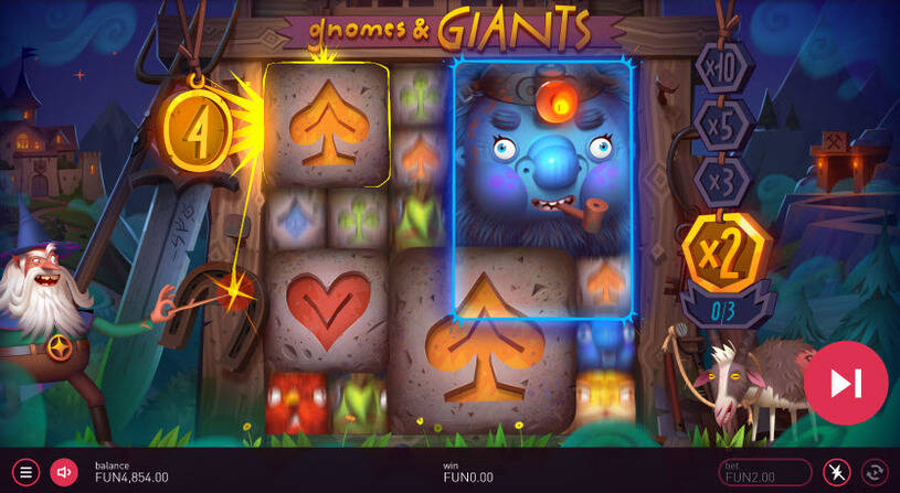 Gnomes & Giants Slot Free Spins
