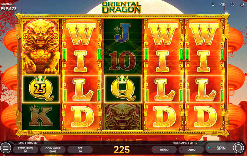Oriental Dragon Slot Free Spins