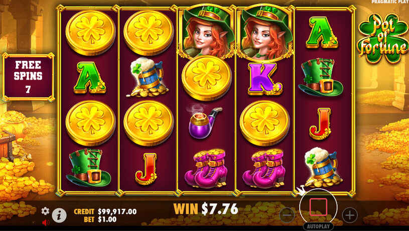 Pot of Fortune Slot Free Spins