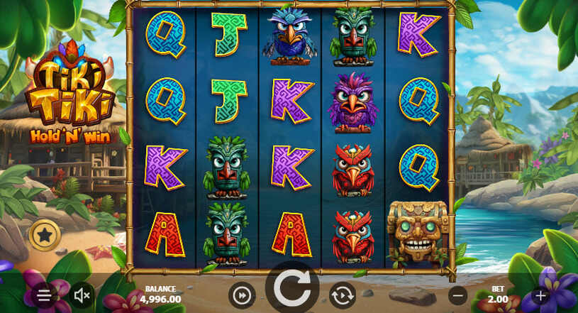 Tiki Tiki Hold and Win Slot gameplay