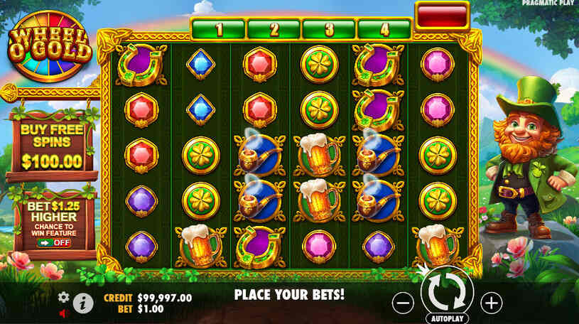 Wheel O’Gold Slot gameplay