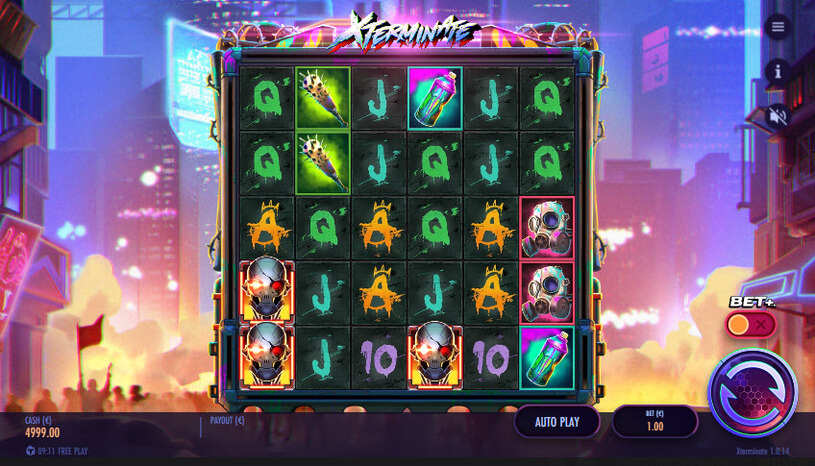 Xterminate Slot gameplay