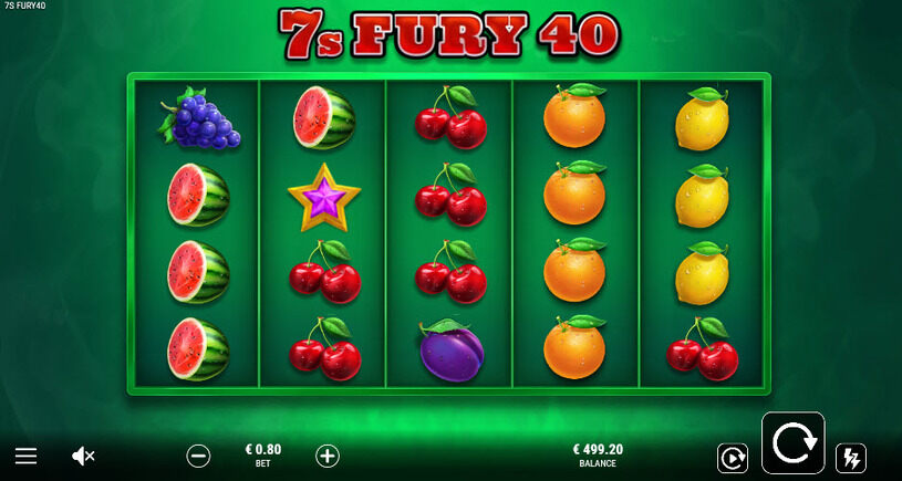 7s Fury 40 Slot gameplay