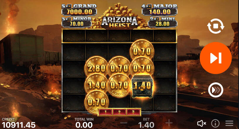 Arizona Heist Slot Hold & Win