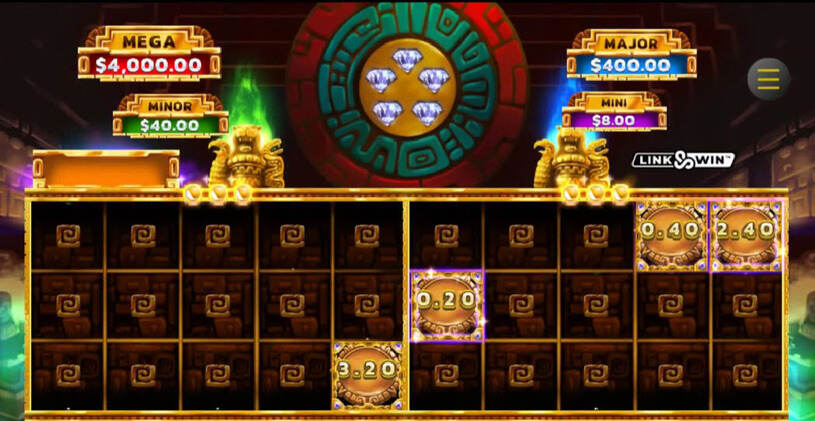 Aztec Triple Riches Power Combo Slot Bonus Game