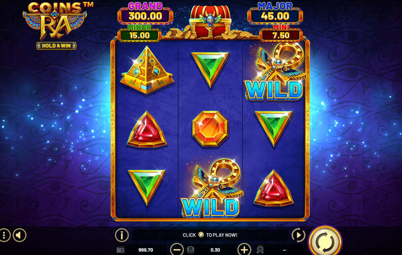 Coins of Ra Slot gameplay