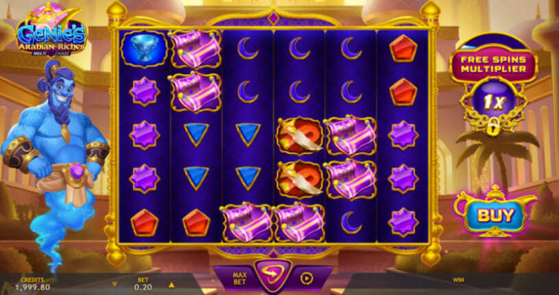 Genie's Arabian Riches Slot gameplay