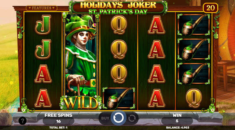 Holidays Joker - St. Patrick's Day Slot Free Spins