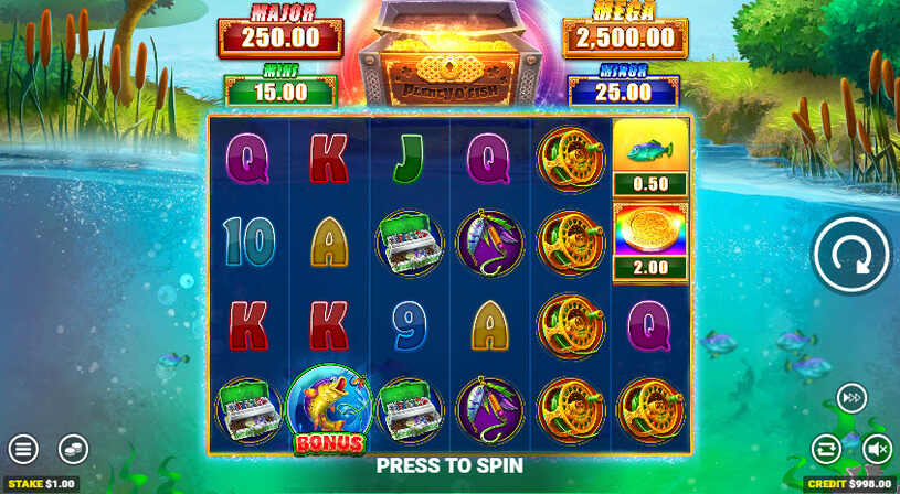 Plenty O' Fish Slot gameplay