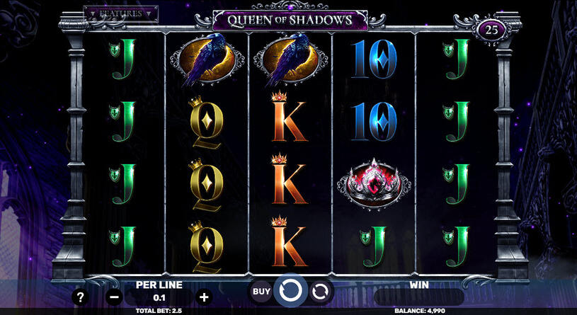 Queen of Shadows Slot gameplay