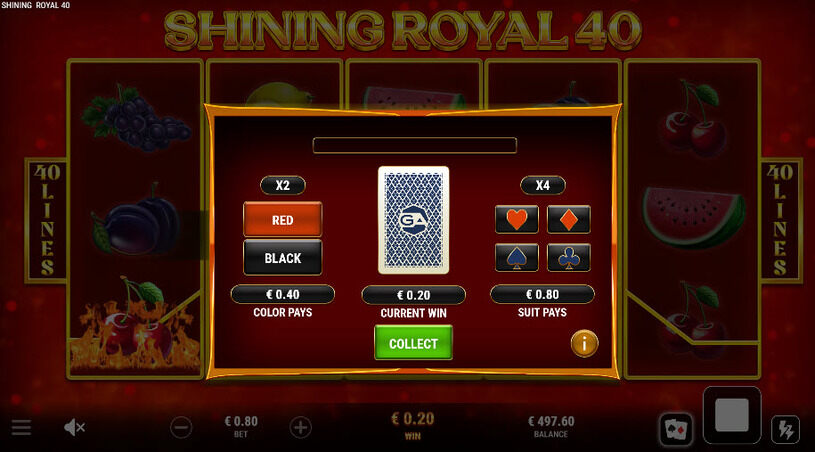 Shining Royal 40 Slot Gamble