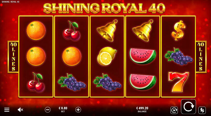 Shining Royal 40 Slot gameplay