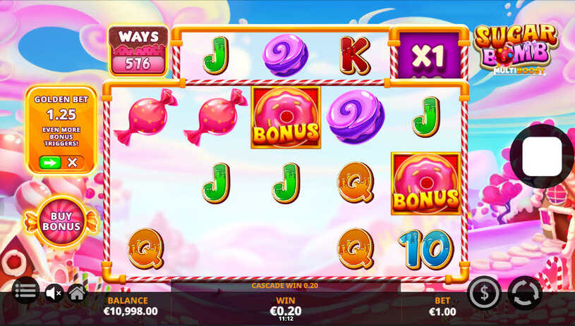Sugar Bomb MultiBoost Slot gameplay