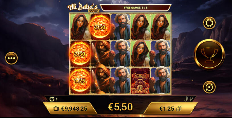 Ali Baba's Bounty Slot Free Spins