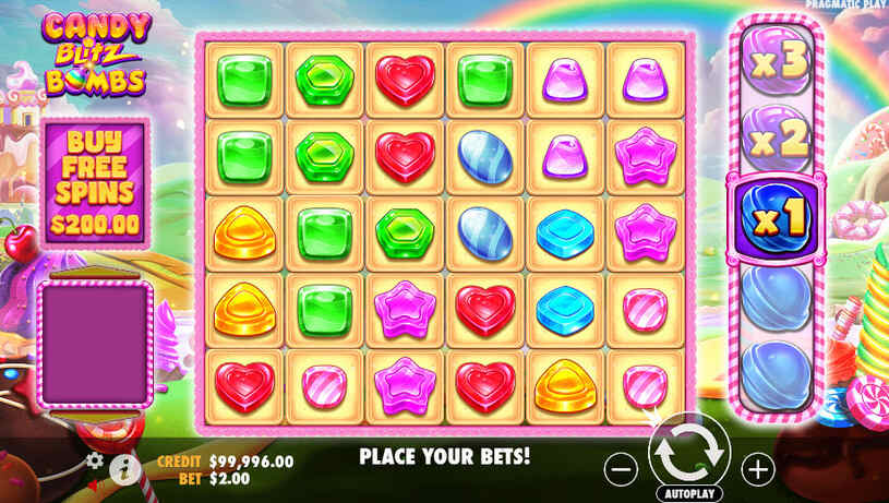 Candy Blitz Bombs Slot gameplay