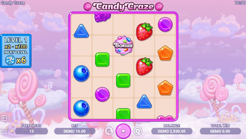 Candy Craze Slot Free Spins