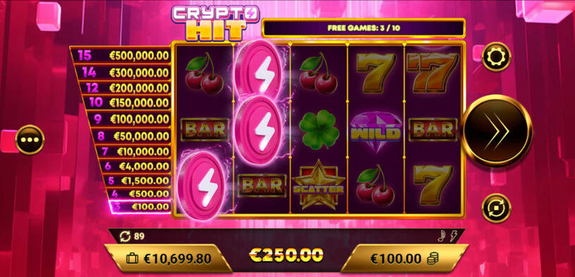 Crypto Hit Slot Free Spins