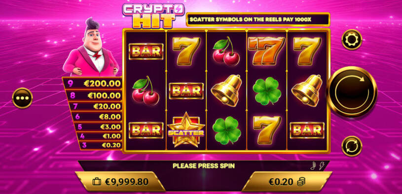 Crypto Hit Slot gameplay