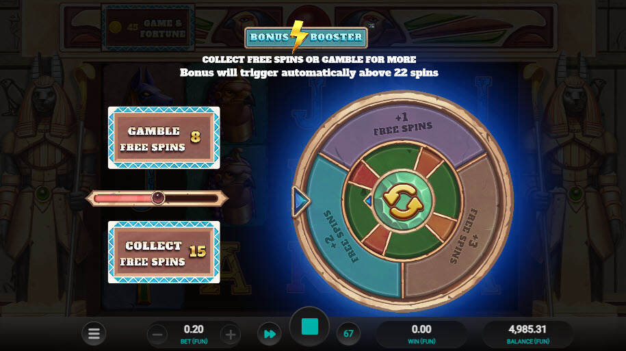 Curse of Ra Slot Bonus Wheel