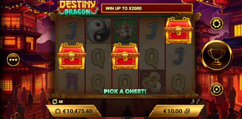 Destiny Dragon Slot Bonus Game