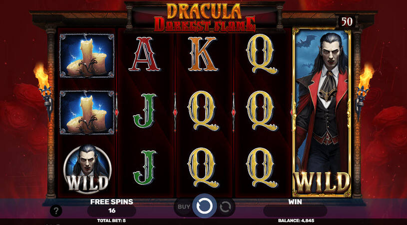 Dracula - Darkest Flame Slot Free Spins