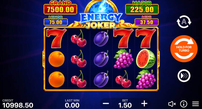 Energy Joker Hold and Win Slot gameplay