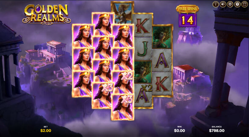 Golden Realms Slot Free Spins