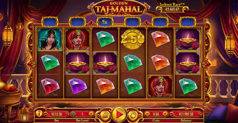 Golden Taj Mahal Slot gameplay