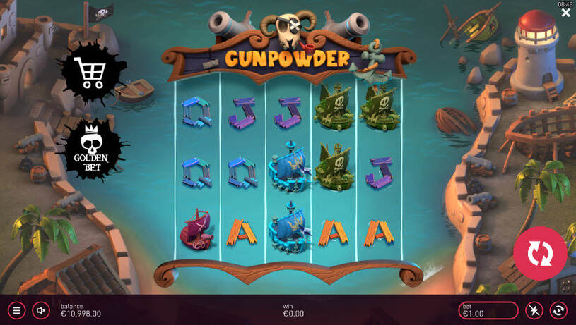 Gunpowder Slot gameplay