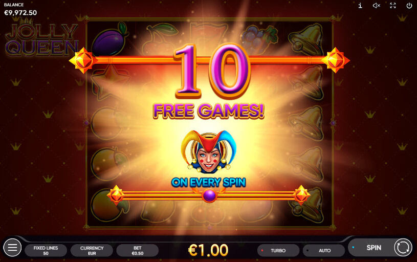 Jolly Queen Slot Free Spins