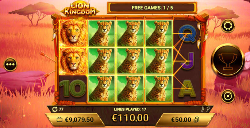 Lion Kingdom Slot Free Spins