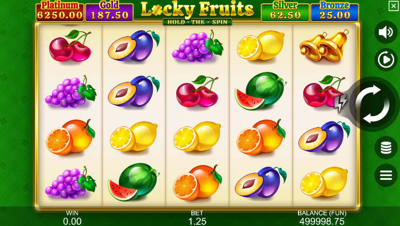 Locky Fruits: Hold the Spin Slot gameplay