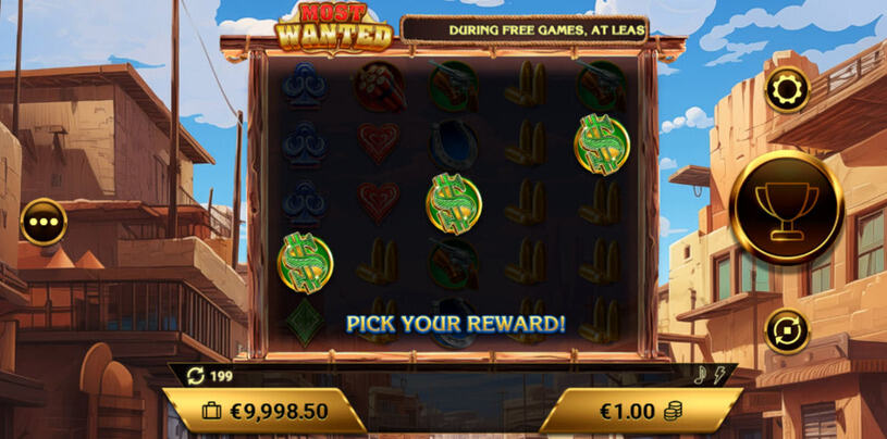 Most Wanted Slot Bonus Game