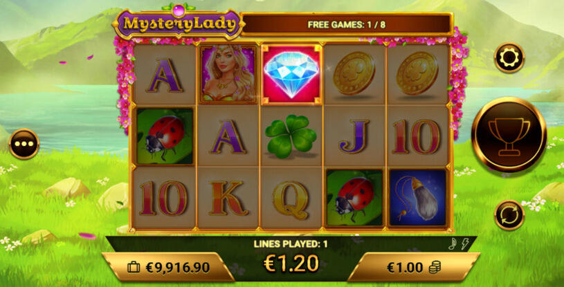 Mystery Lady Slot Free Spins
