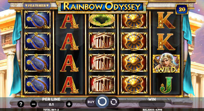 Rainbow Odyssey Slot gameplay