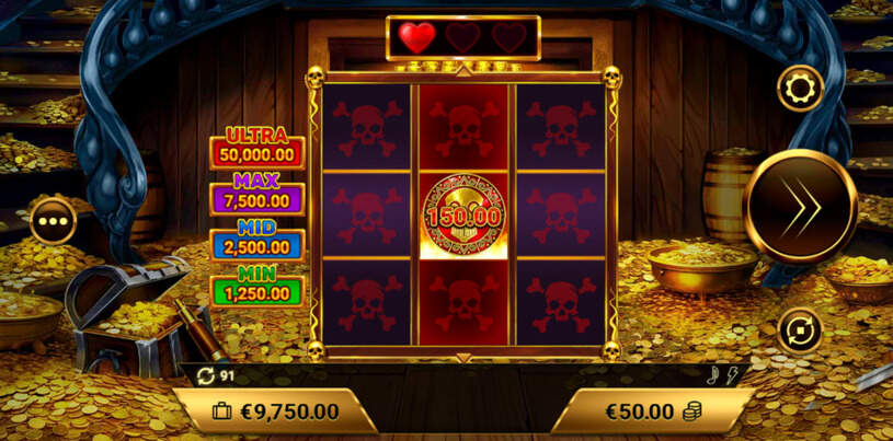 Skull Coins Slot Bonus Game