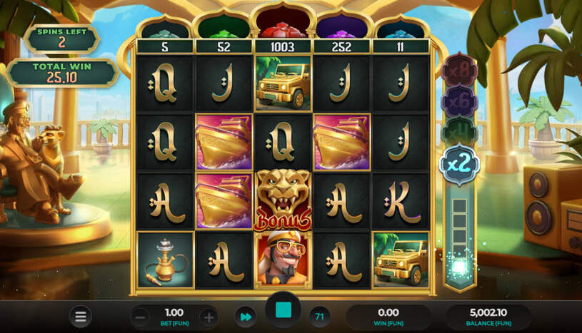 Sultan Spins Slot Free Spins