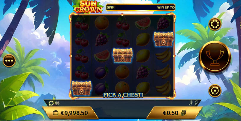 Sun Crown Slot Bonus Game