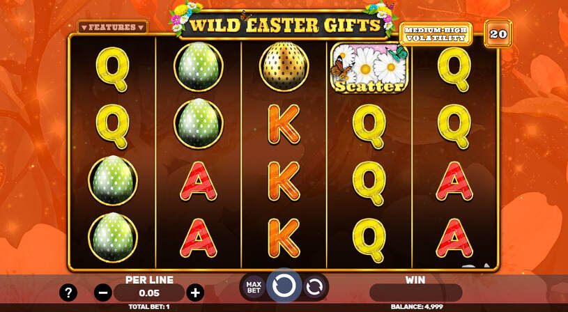 Wild Easter Gifts Slot gameplay
